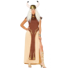Disfraz de Reina Vikinga Marron