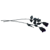 Rosa Negra con Purpurina Morada - Otros