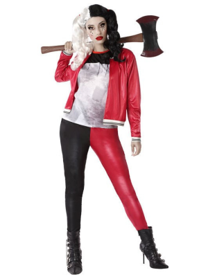Comprar Disfraz de Chica Joker Rojo y Negro - Disfraces de Peliculas y Series para Mujeres