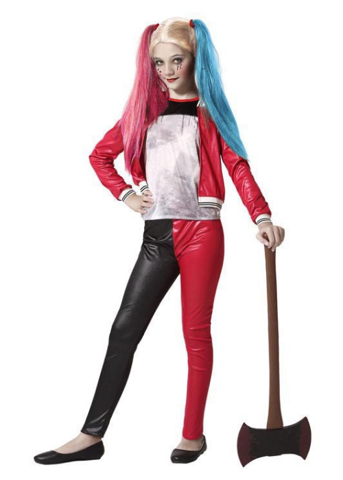 Disfraz de Chica Joker Rojo y Negro Infantil - Disfraces de Joker y Joker Baby