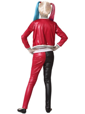 Dsfraz de Chica Joker Rojo y Negro Infantil