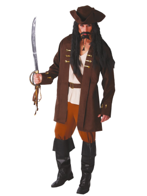 Disfraz de Capitán Pirata Negro para hombre  Disfraces de halloween para  adultos, Disfraz de pirata, Disfraz pirata hombre