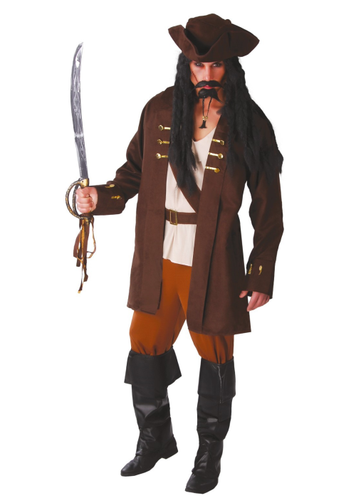 Disfraz de Capitan Pirata - Disfraces de Piratas para Hombre