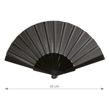 Abanico Negro - Abanicos y Castañuelas Flamencos