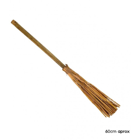 Escoba 60cm - Complementos de Brujas y hechiceros