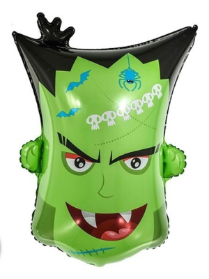 Globo Monster Verde Metalizado - Guirnaldas y Globos