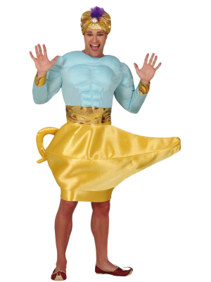 Disfraz de Genio en Lampara - Disfraces de Aladdin Adulto