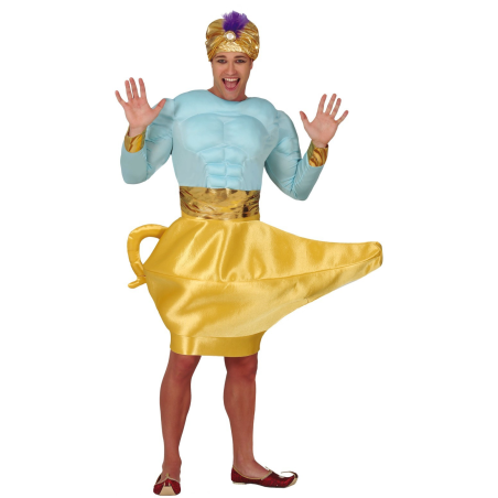 Disfraz de Genio en Lampara - Disfraces de Aladdin Adulto
