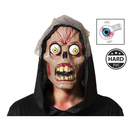Mascara Zombie Ojos Saltones - Mascaras de Zombies