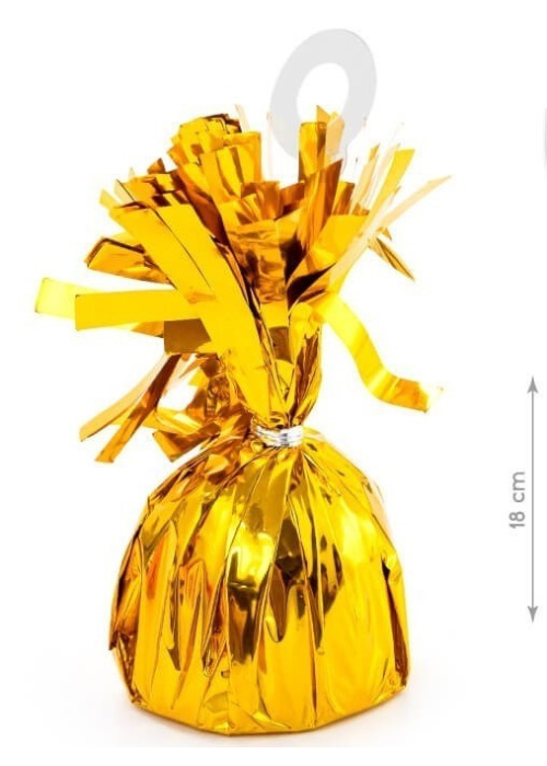 Peso para Globos de Helio Oro - Articulos y Decoracion de Fiesta