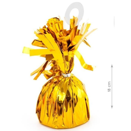 Peso para Globos de Helio Oro - Articulos y Decoracion de Fiesta