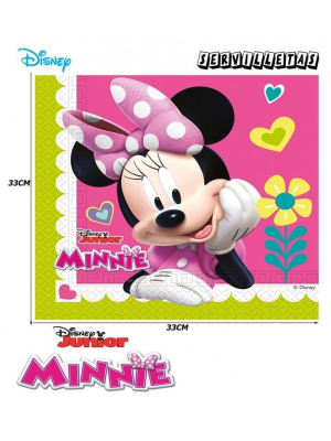 Servilletas Minnie 20 Unidades - Fiestas de Cumpleaños de Minnie