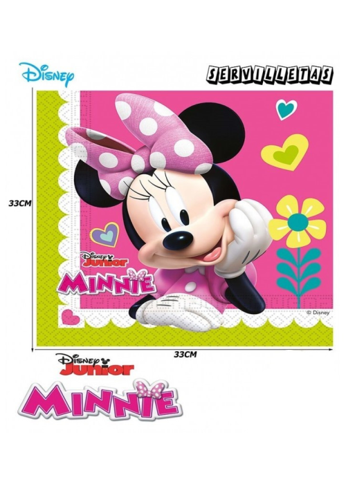 Servilletas Minnie 20 Unidades - Fiestas de Cumpleaños de Minnie