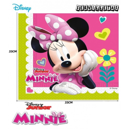 Servilletas Minnie 20 Unidades - Fiestas de Cumpleaños de Minnie