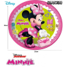 Platos Minnie 6 Unidades 23cm - Fiestas de Cumpleaños de Minnie