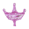Globo Corona Metalizado - Fiestas de Cumpleaños de Princesas