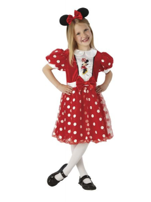 Disfraz de Minnie Mouse Red Infantil - Disfraces de Raton Animado Infantil
