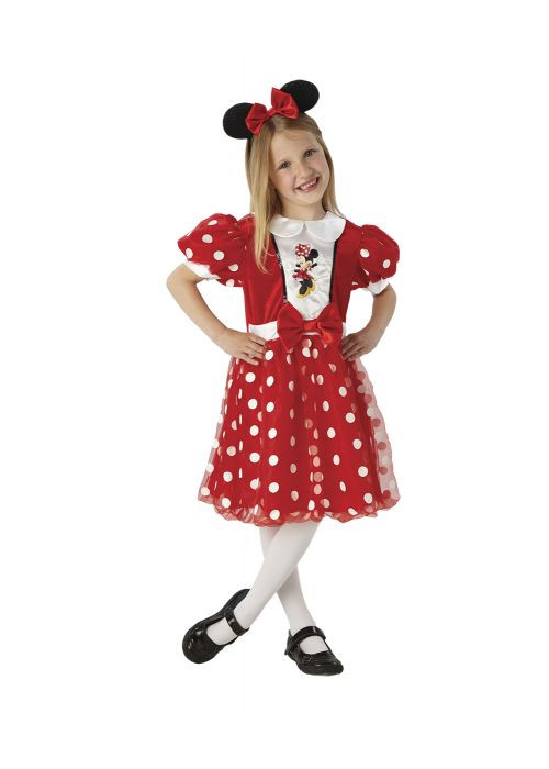 Disfraz de Minnie Mouse Red Infantil - Disfraces de Raton Animado Infantil