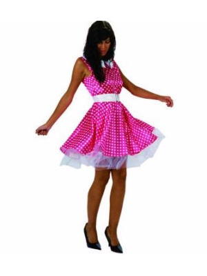 Disfraz de Años 50 Rosa - Disfraces de Grease para Mujer