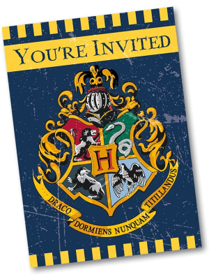 Invitaciones de Cumpleaños Harry Potter - Fiesta de Cumpleaños de Harry Potter