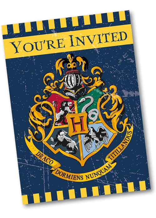 Invitaciones de Cumpleaños Harry Potter - Fiesta de Cumpleaños de Harry Potter