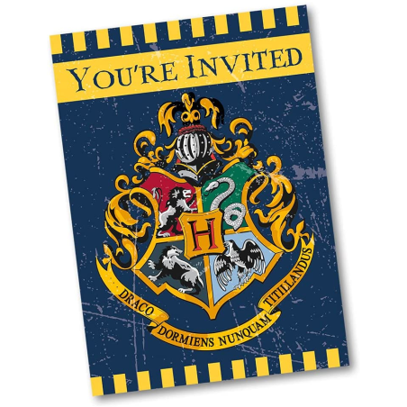 Invitaciones de Cumpleaños Harry Potter - Fiesta de Cumpleaños de Harry Potter