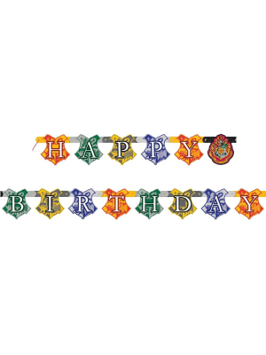 Guirnalda Harry Potter Happy Birthday - Fiesta de Cumpleaños de Harry Potter
