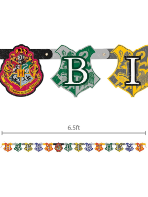 Guirnalda Harry Potter Happy Birthday - Fiesta de Cumpleaños de Harry Potter