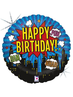 Comprar Globo Circular Super Heroes 18 - Fiestas de Cumpleaños de Superheroes