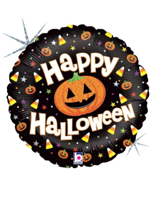 Globo Circular Happy Halloween 18 - Guirnaldas y Globos