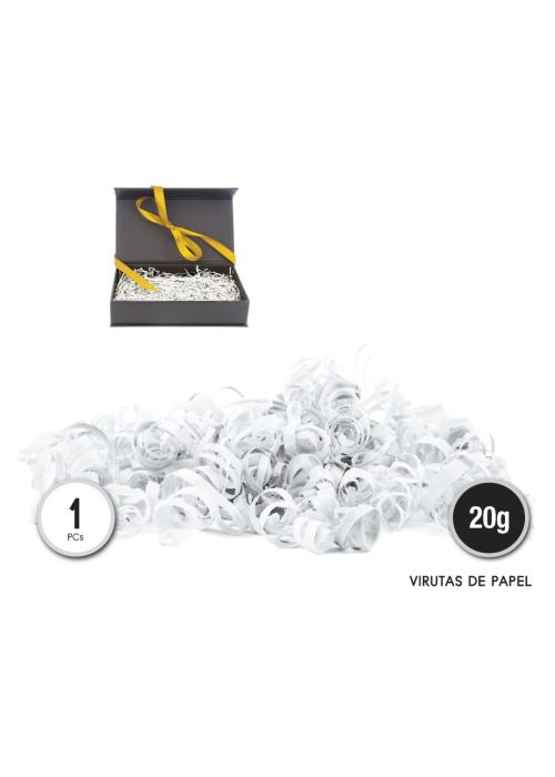 Virutas Papel Relleno Blanco - Regalos