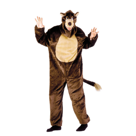 Disfraz de Lobo Marron Peluche Infantil - Disfraces de Animales Infantiles