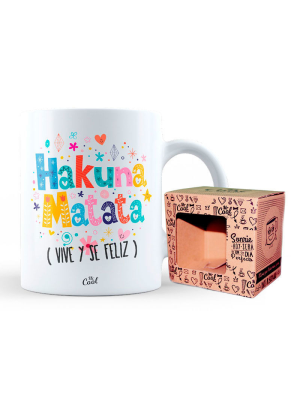 Comprar Taza Hakuna Matata vive y se feliz - Regalos de Disney