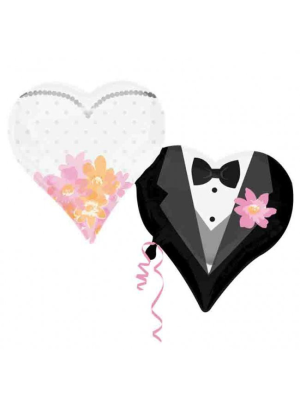 Globos Set Novios 2 Unid - Bodas