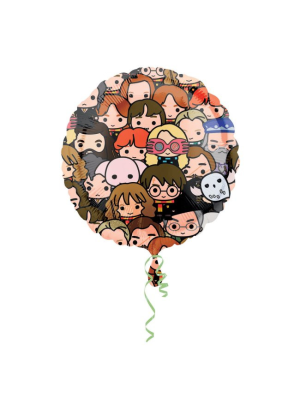 Globo Harry Potter caras Circular 45cm - Fiesta de Cumpleaños de Harry Potter