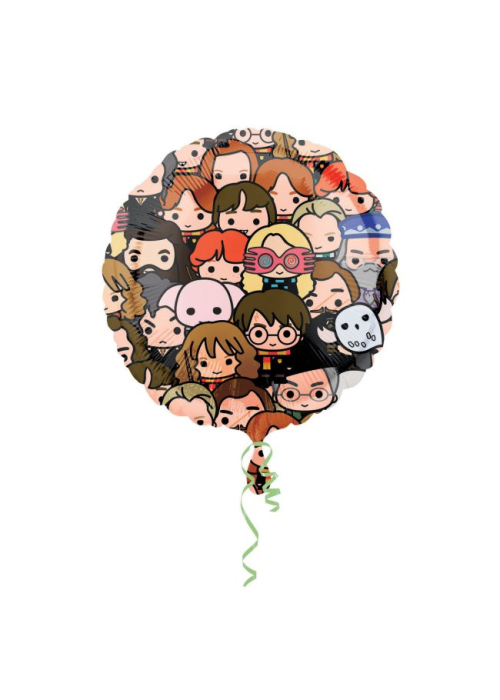 Globo Harry Potter caras Circular 45cm - Fiesta de Cumpleaños de Harry Potter