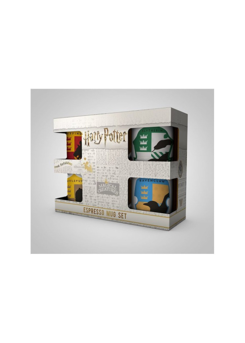 Pack de 4 Tazas Espresso House Pride Harry Potter - Regalos de Harry Potter