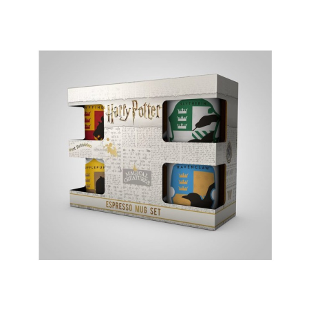 Pack de 4 Tazas Espresso House Pride Harry Potter - Regalos de Harry Potter