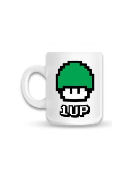 Taza Super Mario SUPER MARIO BROS - 1 UP - Regalos de Nintendo