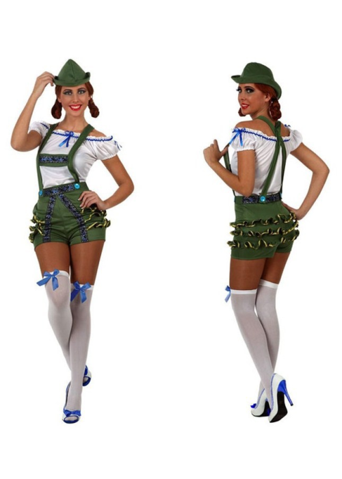 Disfraz de Tirolesa con Peto - Disfraces de Oktoberfest para Mujer