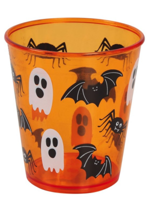 Vaso Halloween Naranja - Platos, Vasos y Decoracion de Mesa