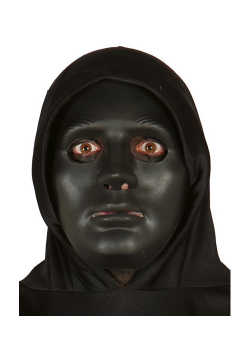 Mascara Negra Rigida - Mascaras de Caras
