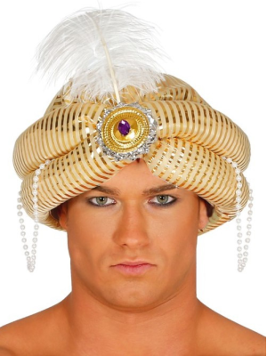Turbante Maraja Oro - COMPLEMENTOS POR CATEGORIA