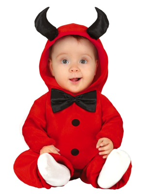 Disfraz de Diablo con Pajarita Bebe - Disfraces de Angeles y Demonios para Bebes