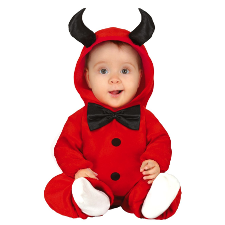 Disfraz de Diablo con Pajarita Bebe - Disfraces de Angeles y Demonios para Bebes