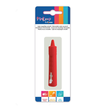 Barra de Maquillaje Retractil Rojo - Maquillaje