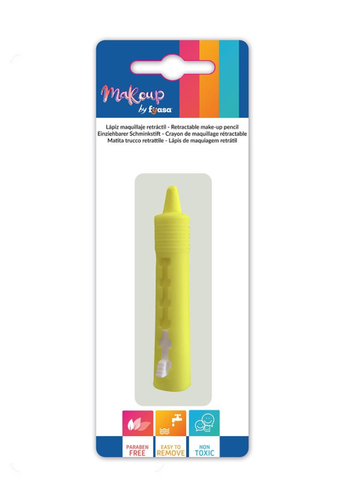 Barra de Maquillaje Retractil Amarillo - Maquillaje