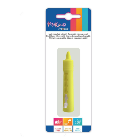 Barra de Maquillaje Retractil Amarillo - Maquillaje