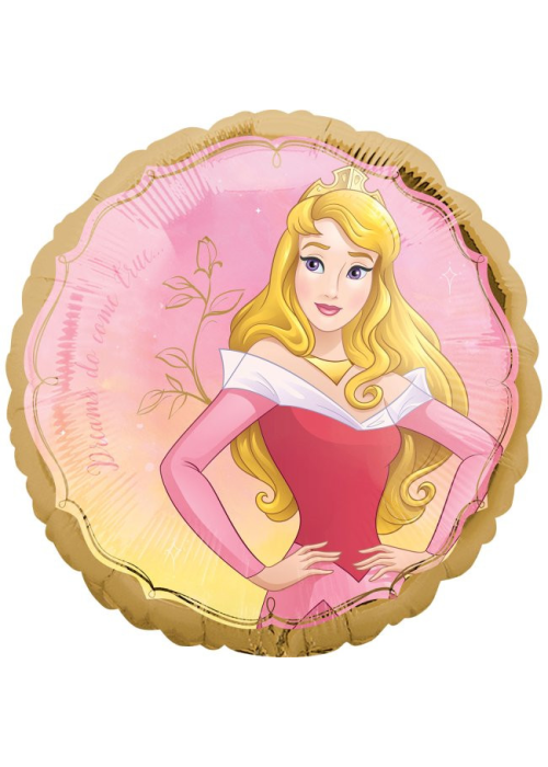 Globo Princesas Disney Aurora 18/45cm - Fiestas de Cumpleaños de Princesas
