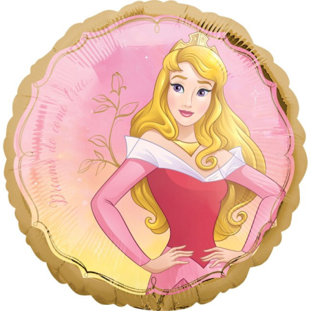 Globo Princesas Disney Aurora 18/45cm - Fiestas de Cumpleaños de Princesas